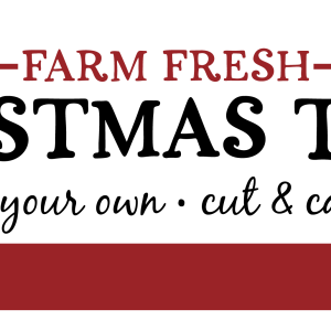 Personalized Farm Fresh Christmas Tress