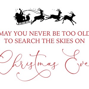 May You Never Be Too Old